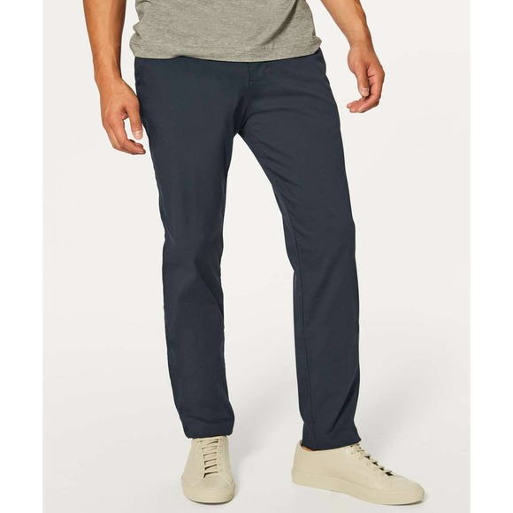 Lululemon Other - Lululemon Commission Pant Classic Swift Cotton Navy Blue Men's Size 31 H14019